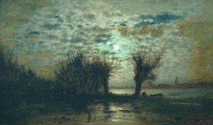 Paisaje invernal de Markische de Louis Douzette
